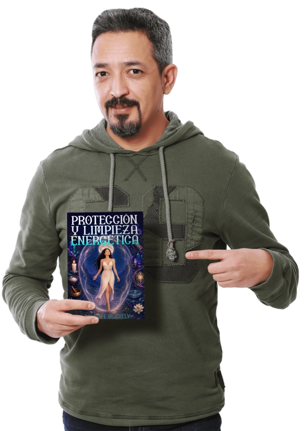 proteccion-limpieza-energetica mujer mostrando el libro oráculo mágico del tarot
